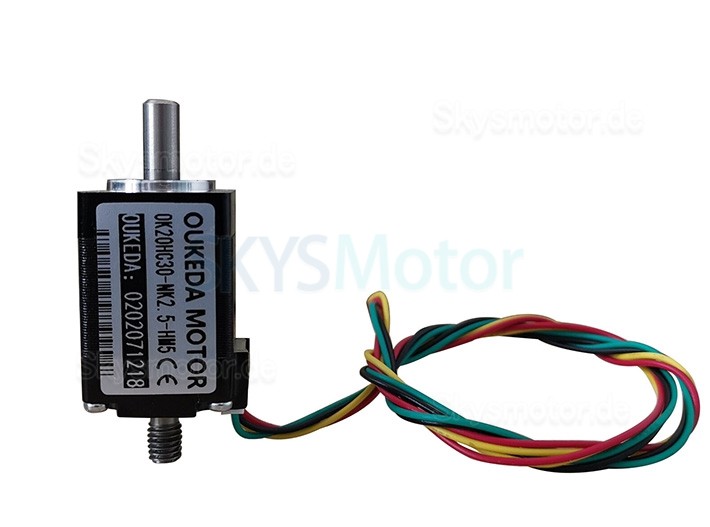 Oukeda NEMA8 Hohlwellen Schrittmotor OSP001493 1,8° 1,8Ncm für Bestückungsautomaten